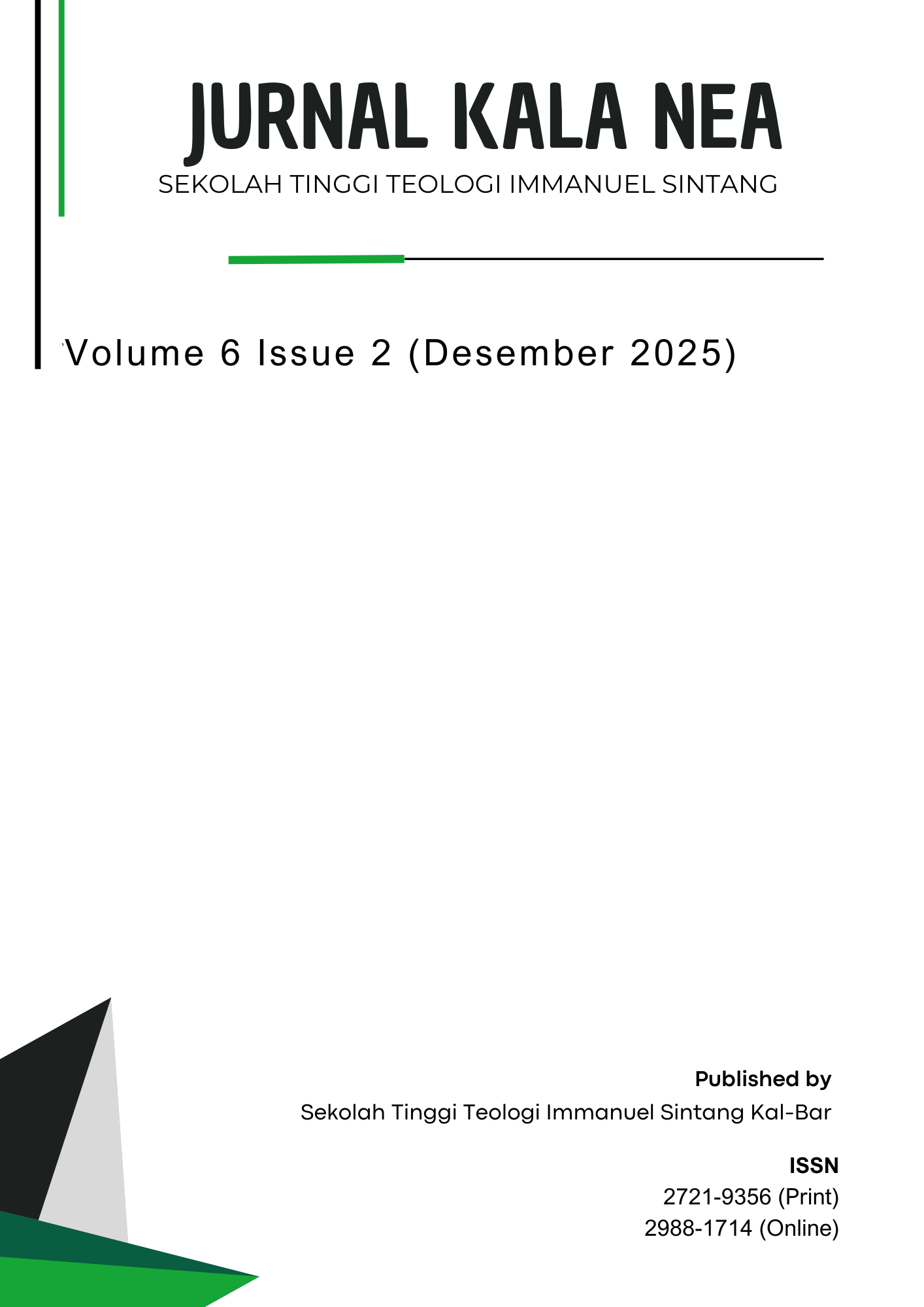 					View Vol. 6 No. 2 (2025): Desember
				
